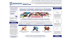 Desktop Screenshot of lanyard-24.de